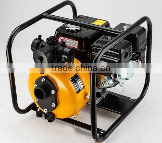 gasoline high pressure double impeller 75m delivery 1.5inch 2inch china water pump price