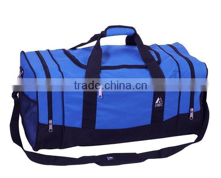 600D Polyester Luggage Travel Bag , Zipper Closure Travel Bag