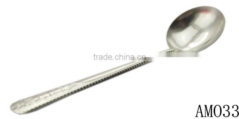Laced 410 stainless steel kitchenware circle oil spoon