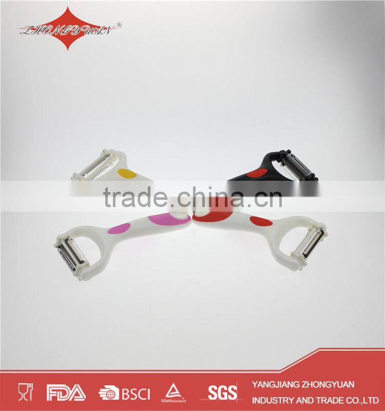 stainless steel manual potato peeler with pp handle