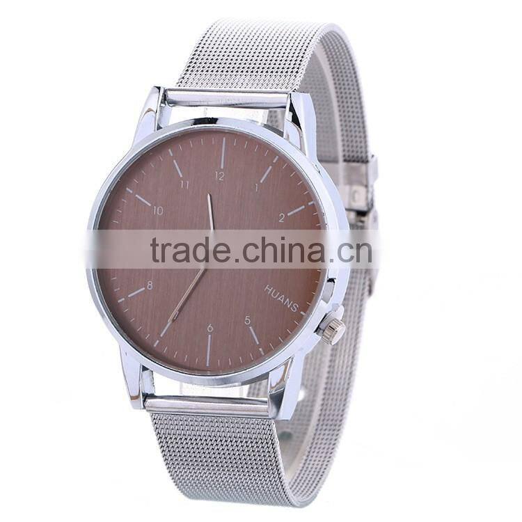 Wholesale cheap stainless steel strap casual men's watch quartz decoration watch