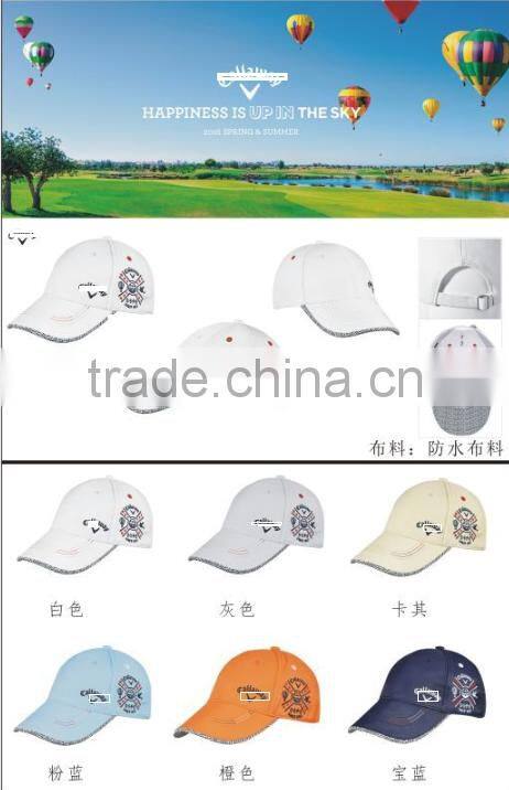 Embroidered Logo Sport Hat / Cotton Golf Cap