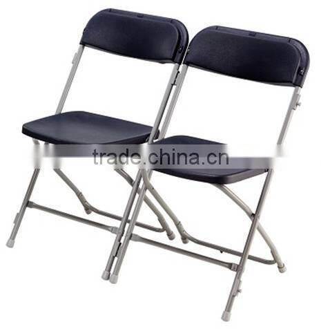 plastic folding chair with steel frame