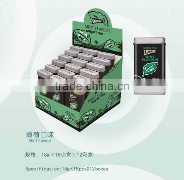 Fruit Flavor Sugar-free Mint Candy (blueberry ,orange ,mint flavour,lemon,strawberry)