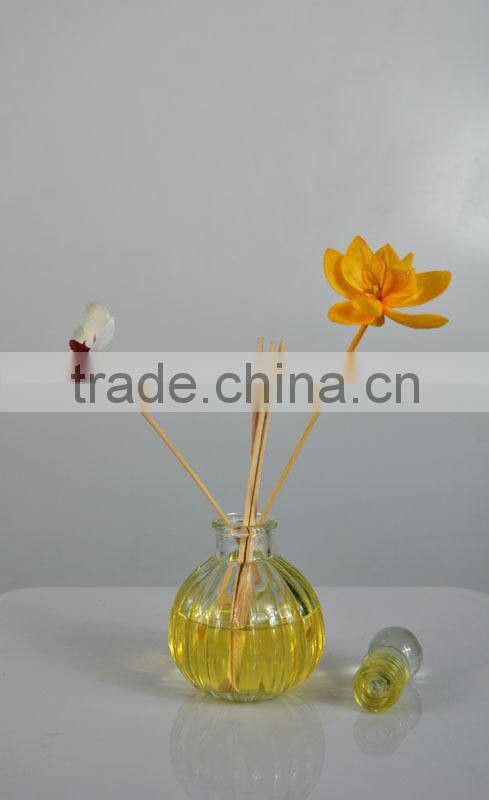 aroma reed diffuser with glass bottle /air freshener /diffuser gift set /perfume aroma oil reed diffuser /wooden diffuser