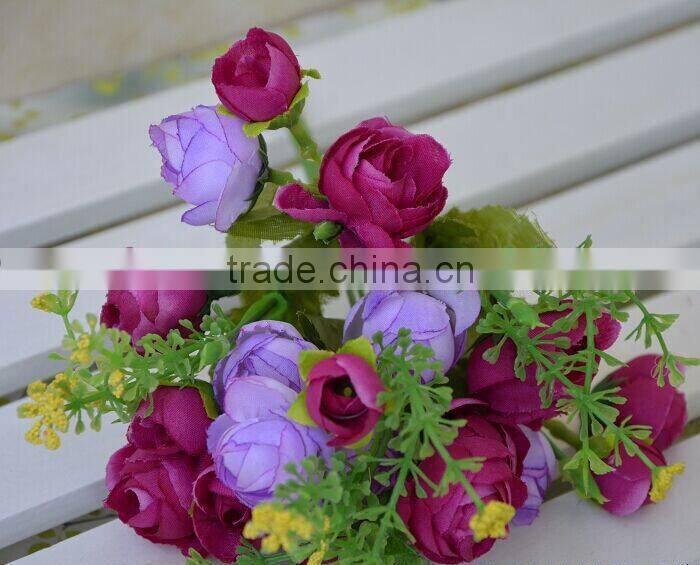 fabric artificial flower bunch