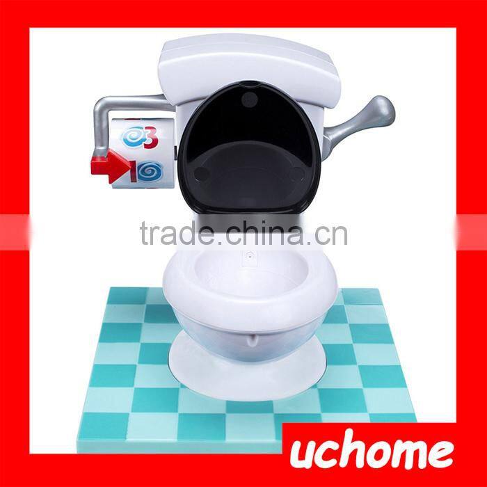 UCHOME 2017 hot new products crazy toilet spray water funny trouble toilet game toy