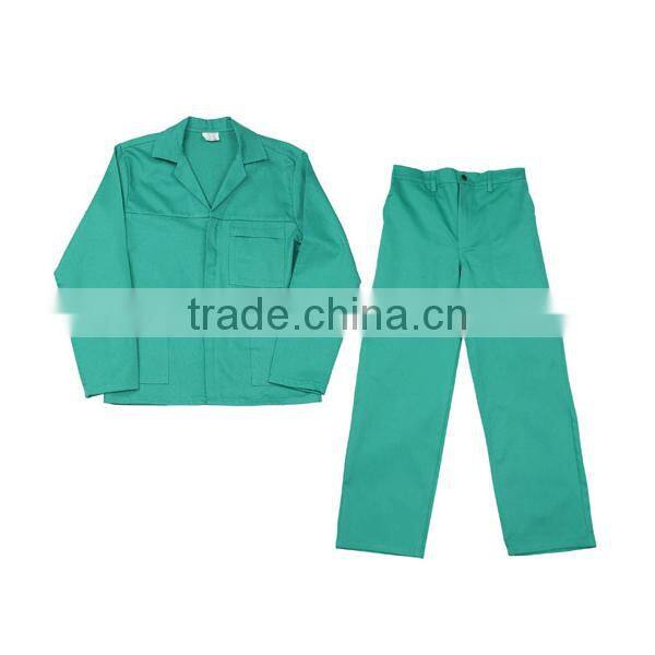 Factory custom Cotton men work uniform overall hi vis coverall workwear