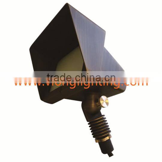 Flood Lights-FLB03, Brass Landscape Lighting Fixtures, Bronze Cast Garden Light
