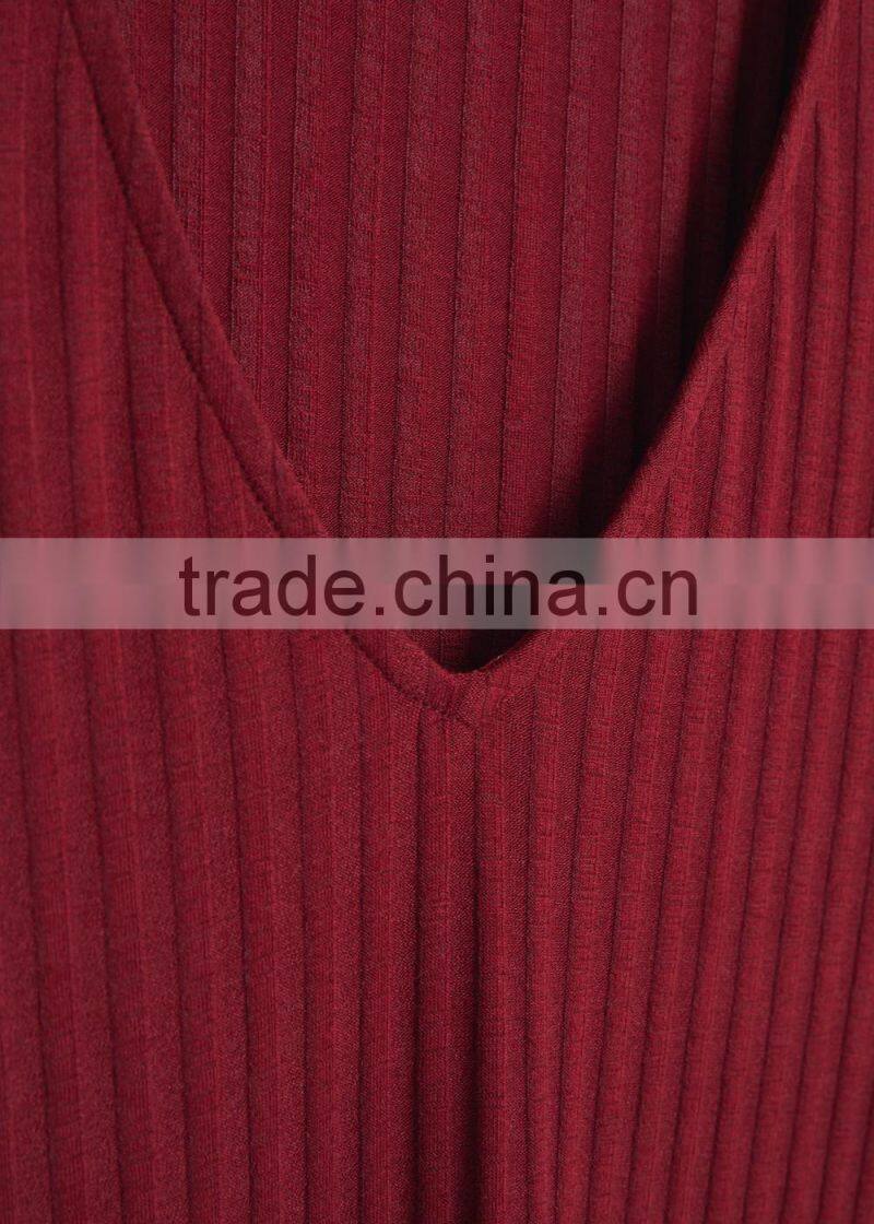 slim women t shirt design ribbed top long sleeve tight t shirt for women