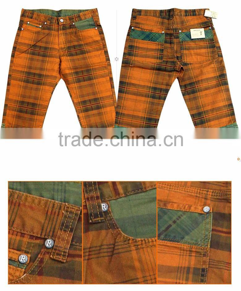 phs0701 casual summer short man's jeans cotton pants MOQ 300