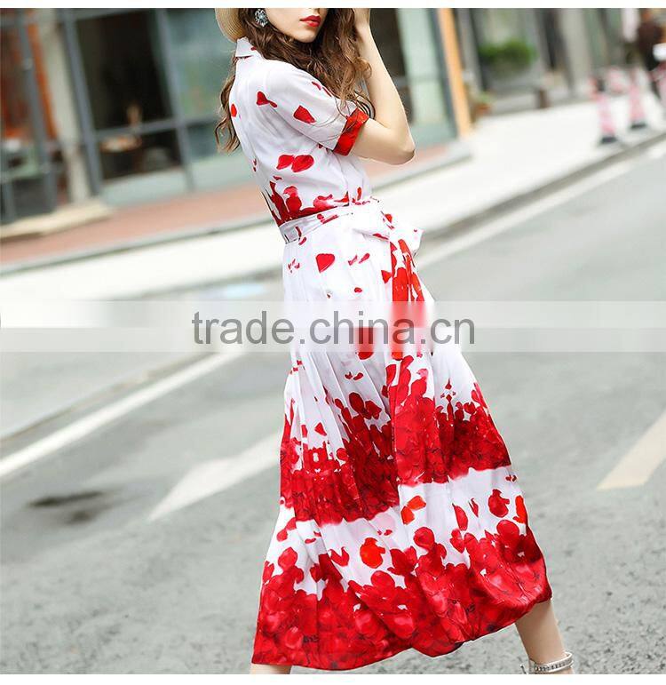 Maxnegio elegant maxi long sleeve floral print dresses for beach dress