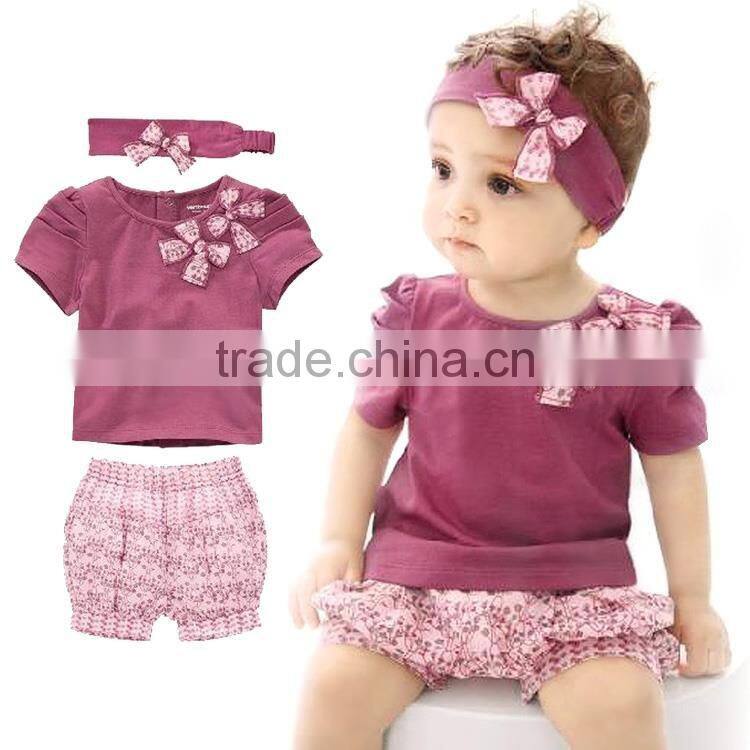 New design cheap newborn wholesale childrens boutique toddler clothing 2pcs baby girl clothes set