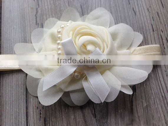 Newest Baby Pricess Hair Accessories Girls Pearl Decoration Headband