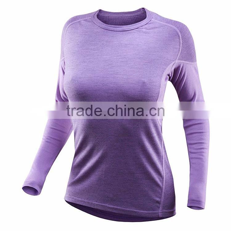 2017 OEM service cheap thermal merino wool breathable sport women long johns