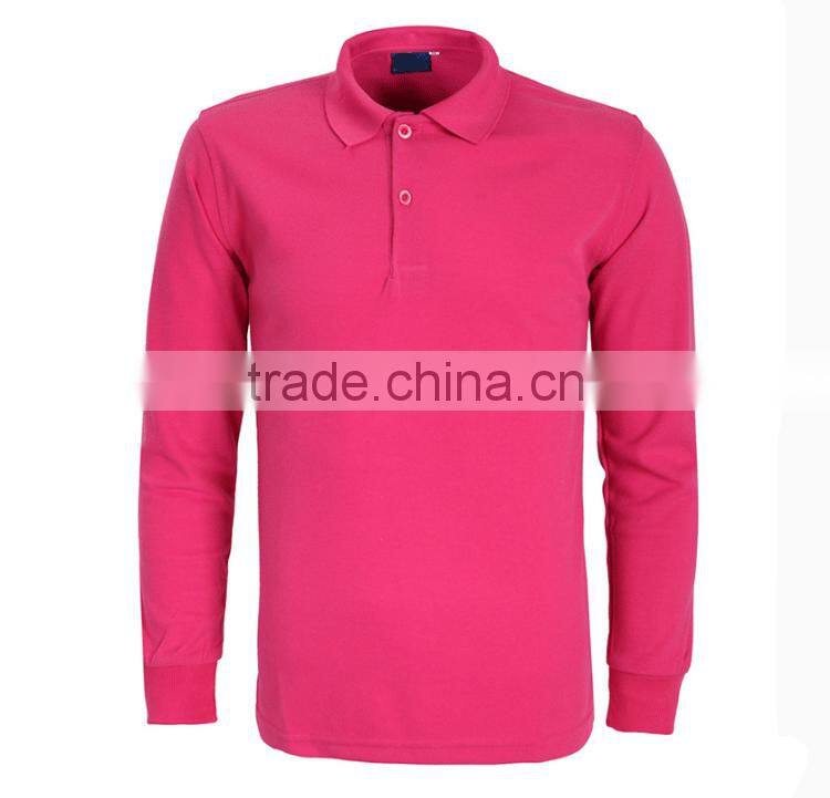 high quality promotional polyseter/cotton most popular sport blank men's polo t shirt