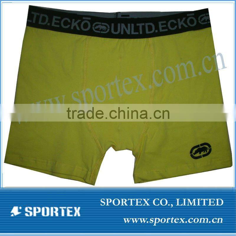 2012 prevalent Style 100% cotton men knitted underwear
