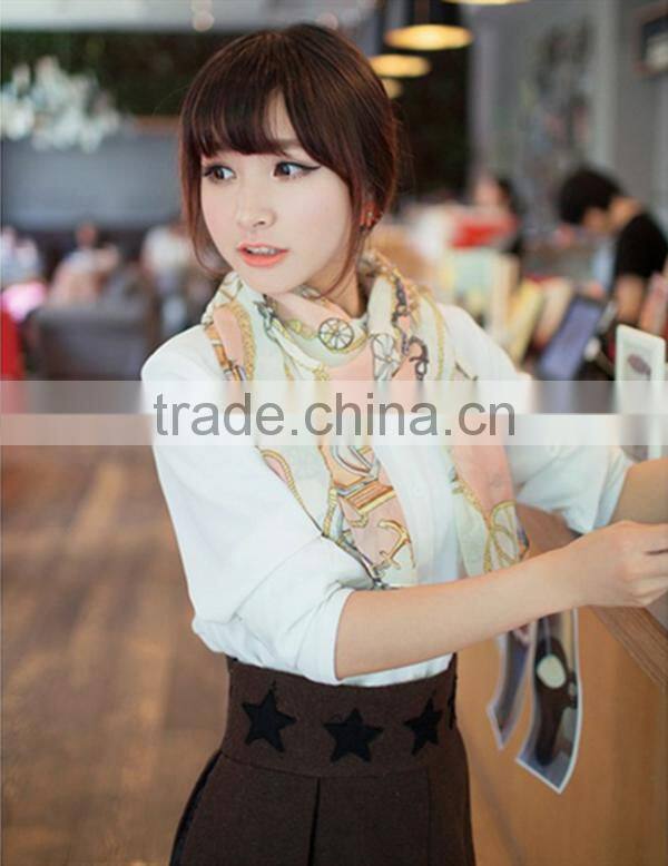 Cheap price new arrival 4 color choice design high quality chiffon material women's fashion hijab scarf