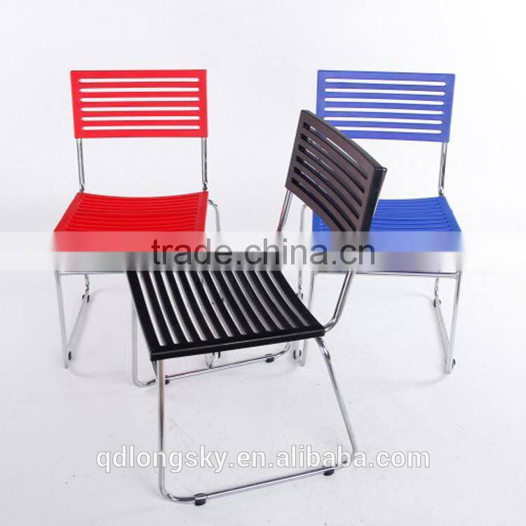 LS-4030 New designed modern cheap plastic chairs modern stacking plastic chairs dining plastic chairs