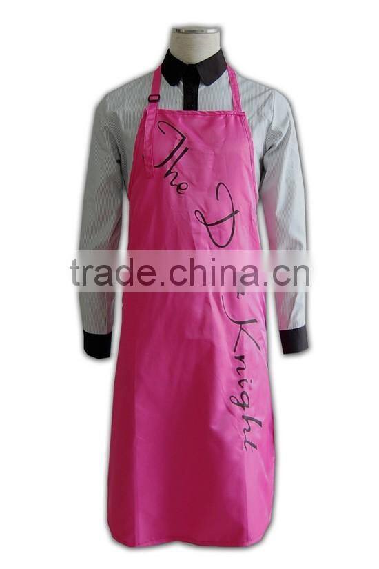 Wholesale Factory Price Peach pink stylish custom cupcake aprons