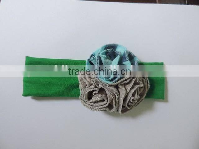 flower capitium for baby girls fashion blue and gray flower good decoration on baby head