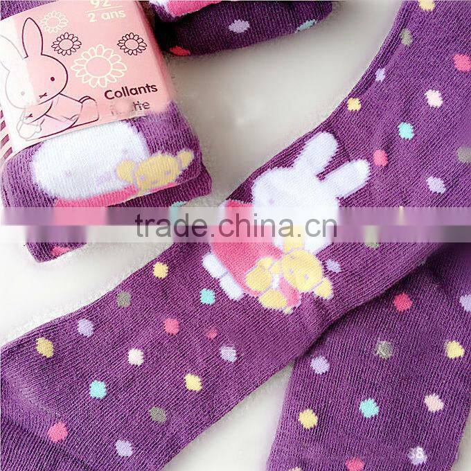 Fashion Designn Girls Knitted Leggings Cute Cartoon Printed Kids Tights For Children Clothes SC40827-9