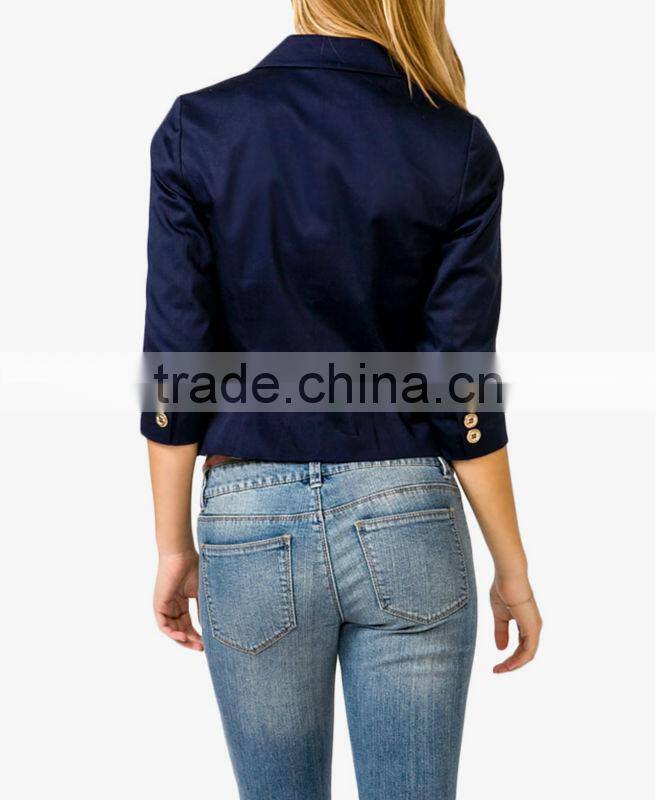 Women's Anchor Button Blazer