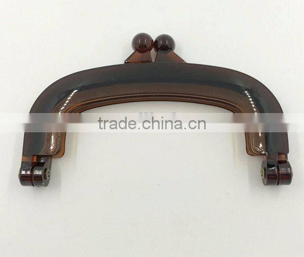 2016 new+ high quality bag accessory 10cm plastic purse frame