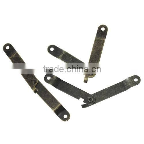 Antique Bronze Door Butt Hinges (rotated from 0 degrees to 180 degrees) 68mmx11mm