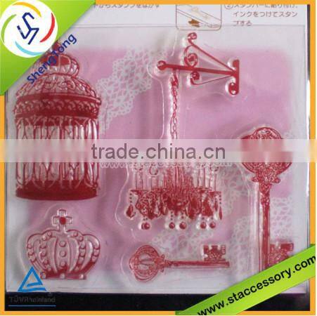new product wholesale silicone rubber stamp scrapbooking stamps