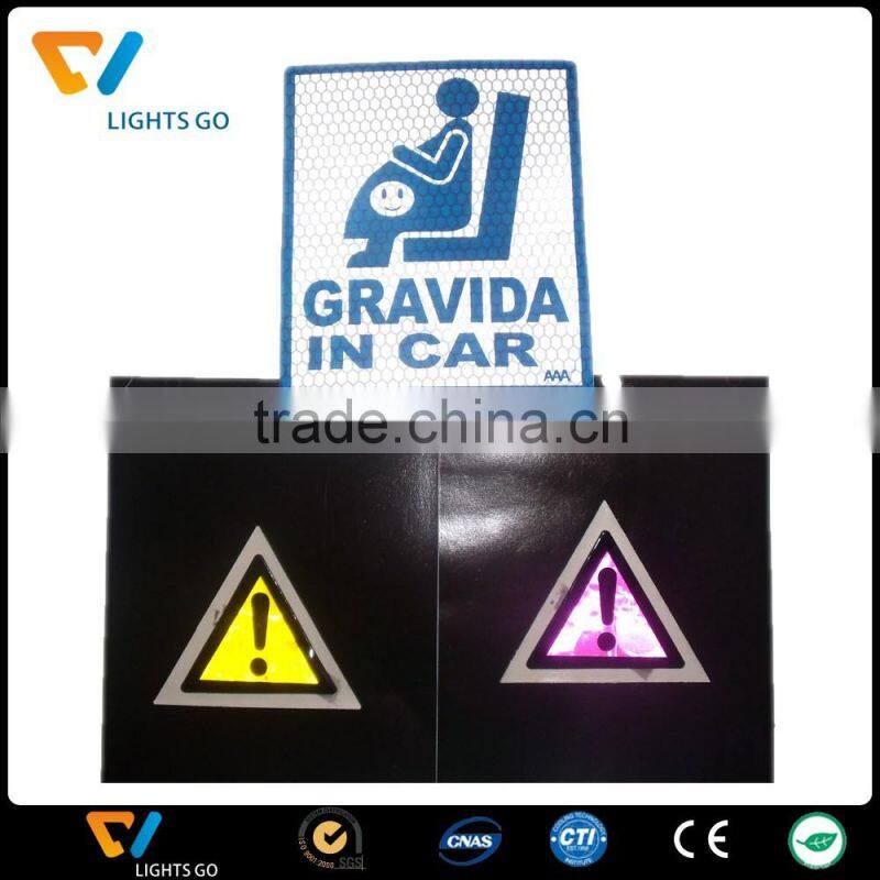2017 new design fashion beautiful reflex sticker for safety