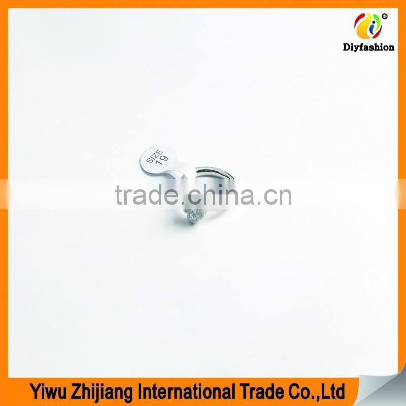 fashion stainless steel jewelry finding four-leaf Clover design ring