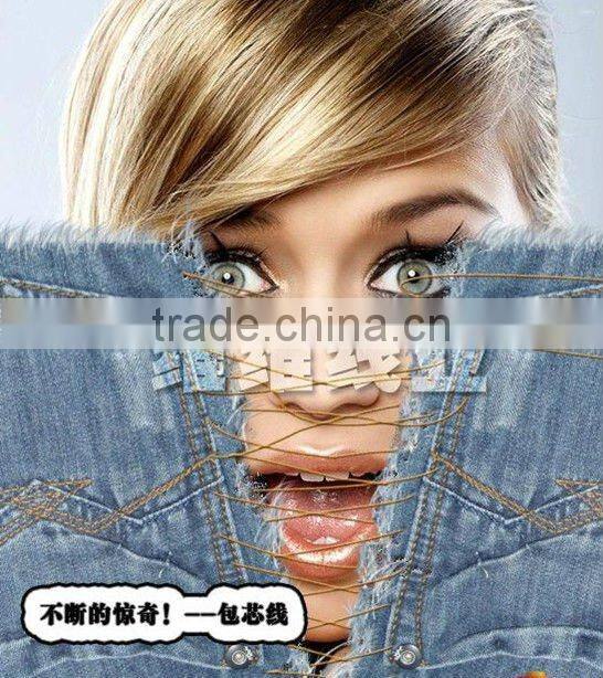 Poly Poly Core Spun Sewing Thread for ladies crochet shoes