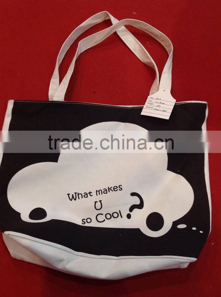 Eco-friendly Canvas Handle Shopping Tote Bag