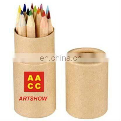 Mini color pencils in wooden box