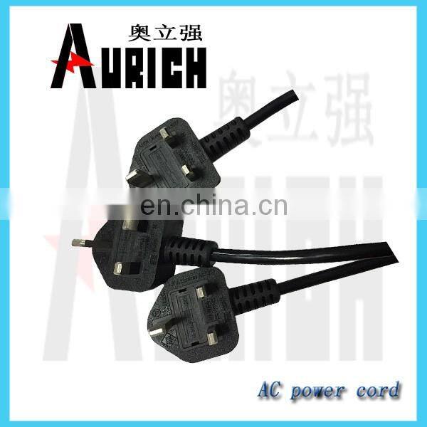 BS certification power cord 250v 10a generator plug and socket extension cord machine power cable 3x2.5