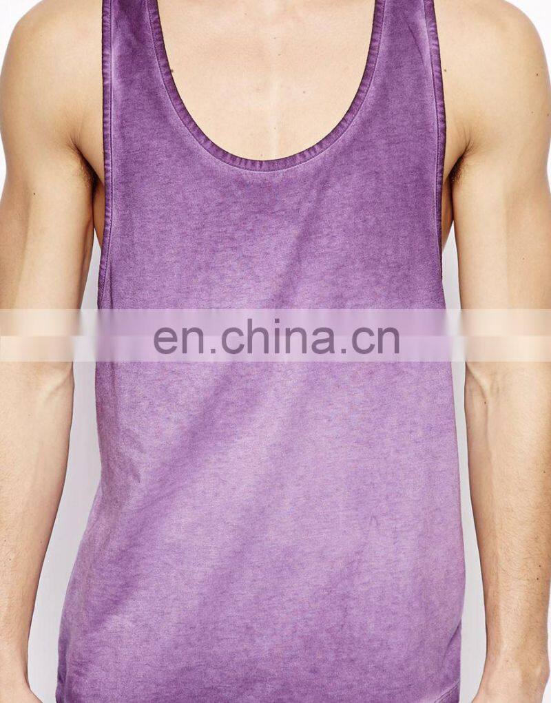 2014 Vest With Extreme Racer Back And Pigment Wash boy dry fit chinese supplier custom shirt design for man model-sc179