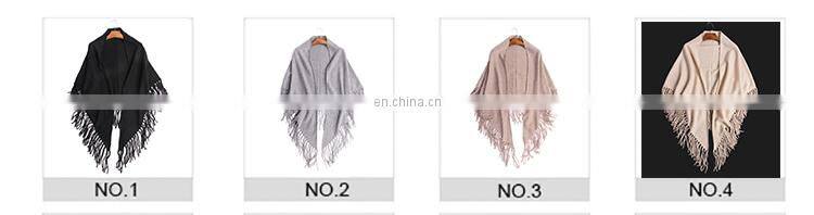 inner moggolia factory directly wholelsale cashmere knitted triangle scarf lady autumn winter warm shawl