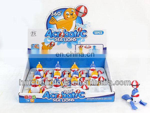 New item funny cheap rolling wind up moving toy animal for kids