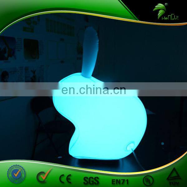Small Size Inflatable Bunny /Party Decorations Rabbit Model With LED Light