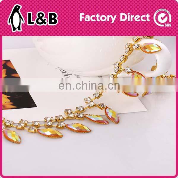 wholesale accessories dresses rhinestone cup chain