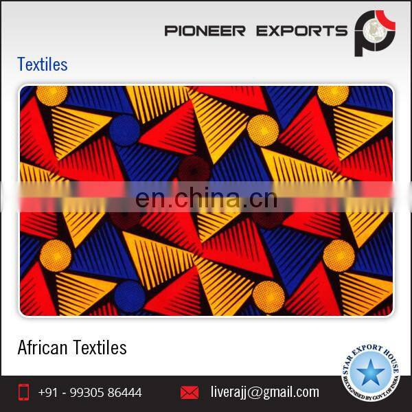 Wholesale Factory Colorful African Fabric Textiles Price