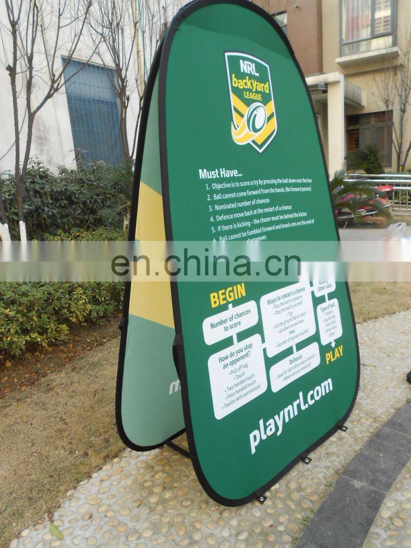 Custom advantising pop out A frame banner