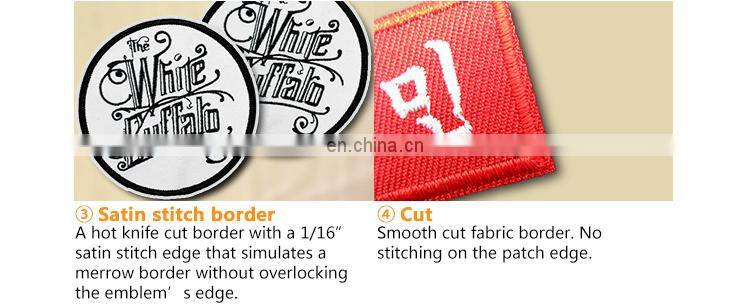 Ideal tree embroidery logo patch for garments