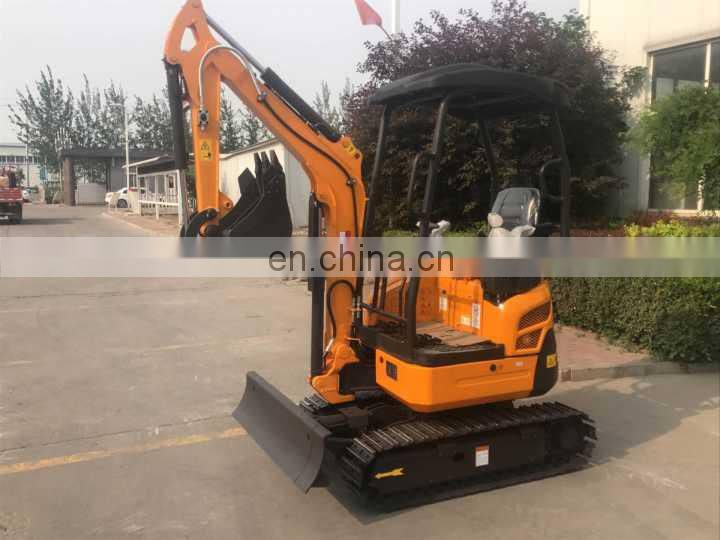 1.8ton XN18 chinese Mini  Excavator Fuel Consumption Excavators