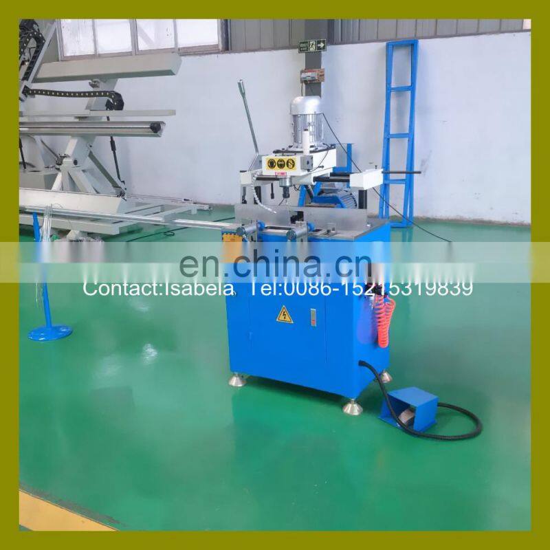 2016 OEM new automatic precision Aluminum window door machine for lock slot drilling and copy milling