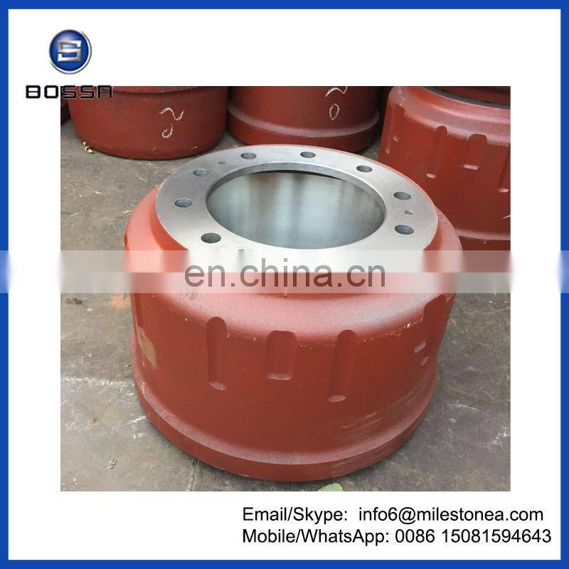 Heavy truck axle part casting brake drum 100910