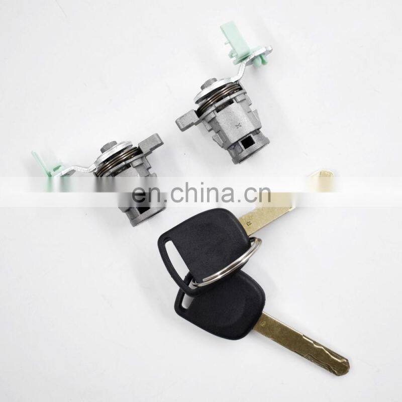 Left & Right Door Lock Cylinder & 2 Keys Replace For Honda Civic 72185-S9A-013