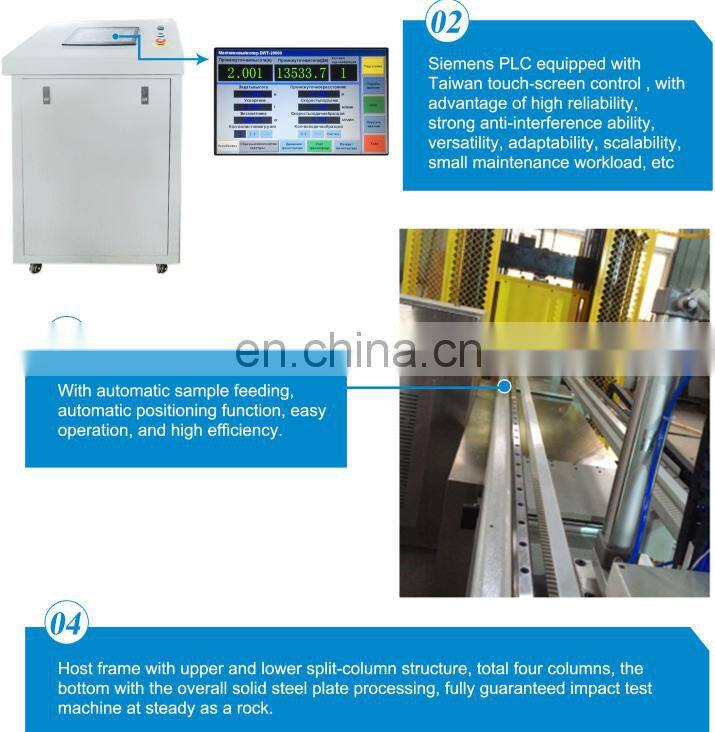 Factory price ! DWTT drop wear tear Impact test machine for lab