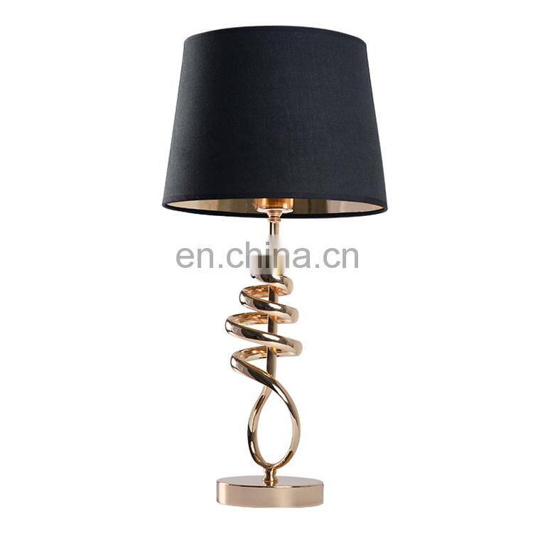Nordic vintage design gold metal creative table lighting luxury for restaurant hotel home